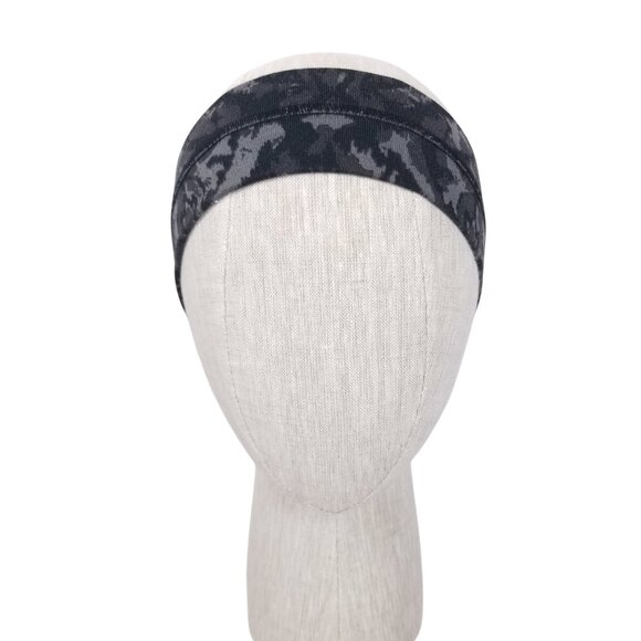 Lululemon Fly Away Tamer Headband Beautiful Baroque Black - Picture 2 of 8